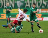 Joelinton Cassio Apolinario de Lira , Stefan Lainer und Stefan Schwab (c) GEPA Christian Ort
