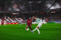 Edmund Baidoo gegen Ferencvárosi (c) Klaus Huber - FC Red Bull Salzburg