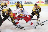 Benjamin Nissner (Capitals) Alexander Rauchenwald (EC RBS) und Julian Grosslercher (Capitals) (c) GEPA pictures Mathias Mandl