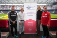 Jesse Marsch, Stephan Reiter, Anita Gerhardter und Andreas Ulmer (c) GEPA pictures Mandl